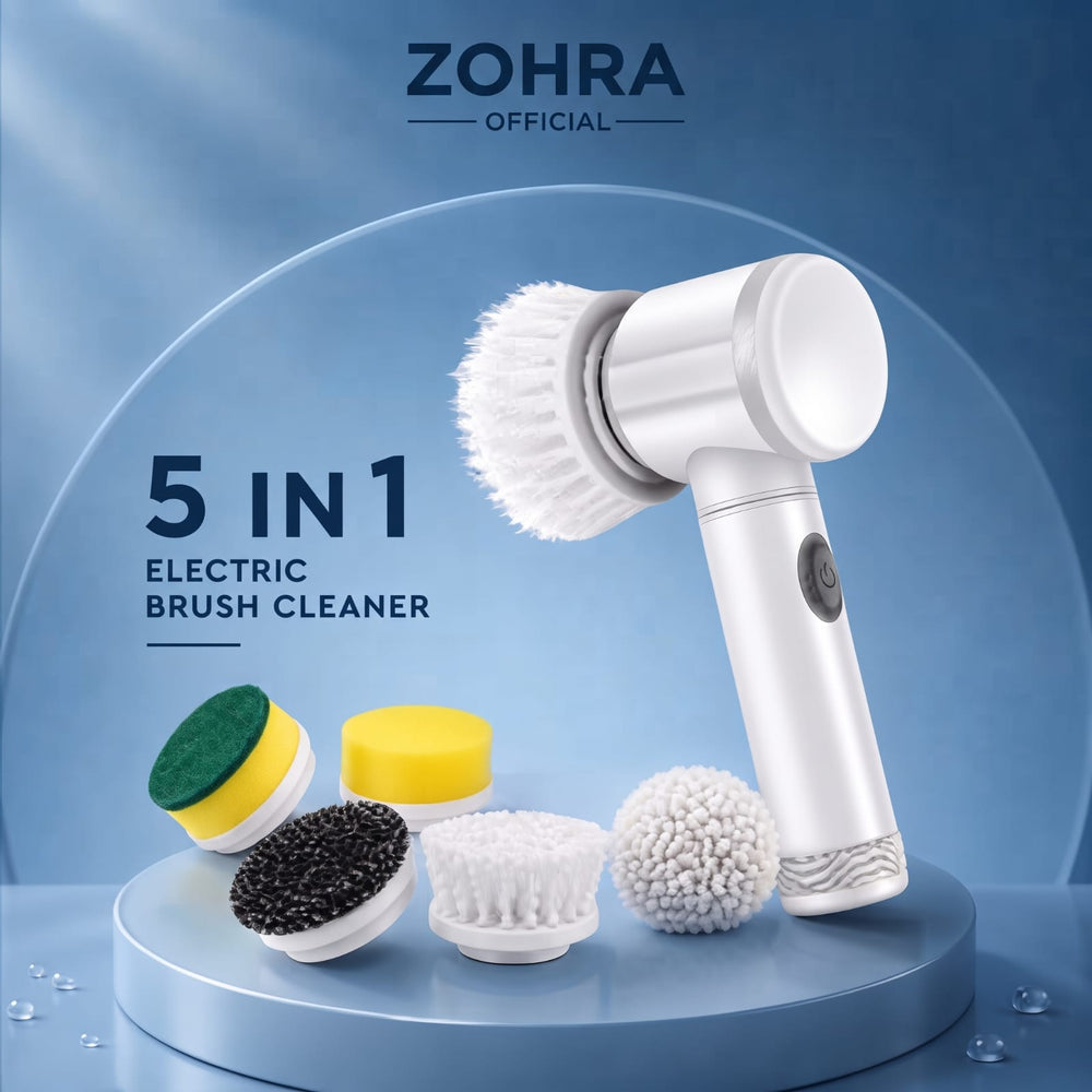 ZOHRA 5-in-1 Electric Cleaning Brush