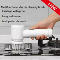 Electric brush with feature callouts